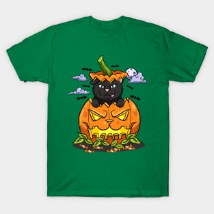 Kitty black halloween T-Shirt